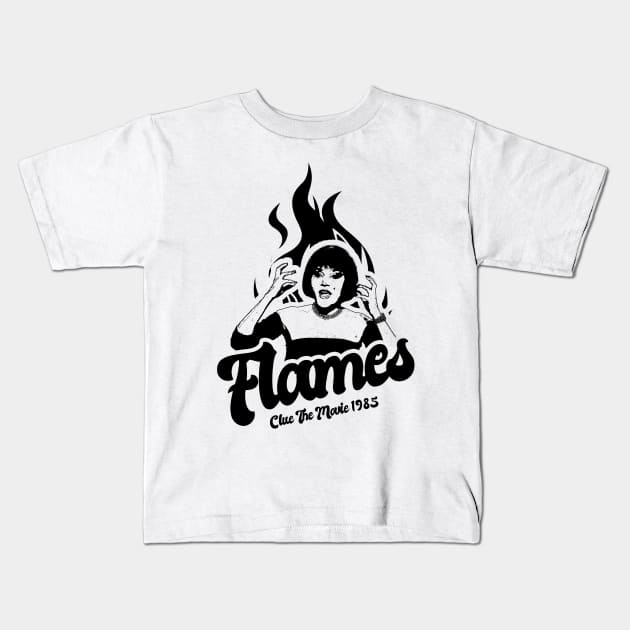 Flames Clue Movie Style Classic Kids T-Shirt by Hand And Finger
